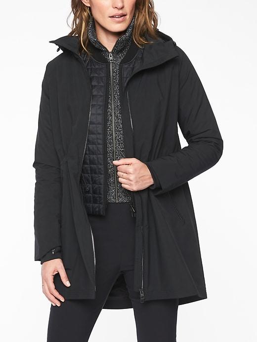 Athleta Womens Cloudburst Jacket Black Size M