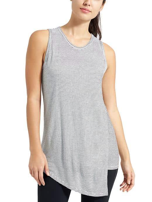 Athleta Womens Getaway Tank Size M - Black/white