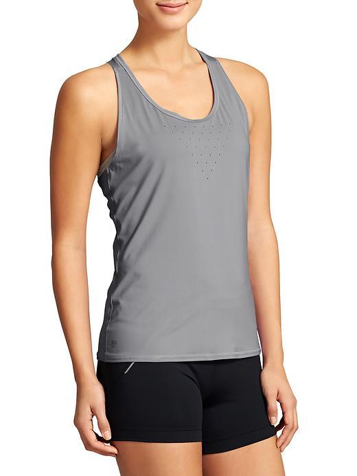 Athleta Womens Exhilaration Tank Size L - Cobblestone Grey