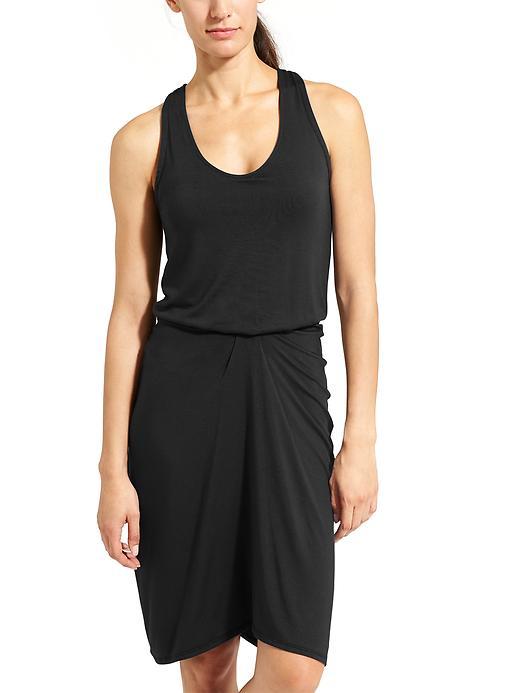 Athleta Womens Daytrip Dress Size L - Black