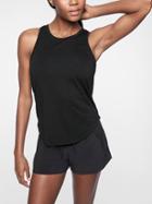 Athleta Womens Breezy Cutout Tank Black Size M