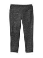 Athleta Womens High Rise Quest Chaturanga Capri Size L Tall - Black