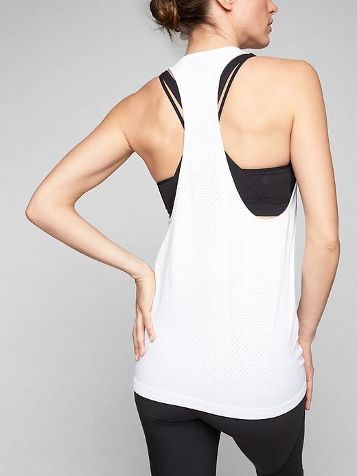 Athleta Womens Reverb Tank Size L - Bright White