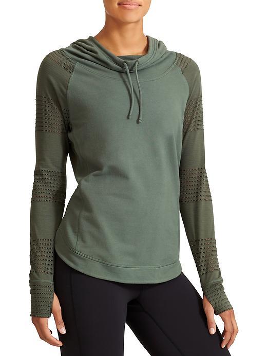 Athleta Womens Limitless Hoodie Size L - Jasper Green