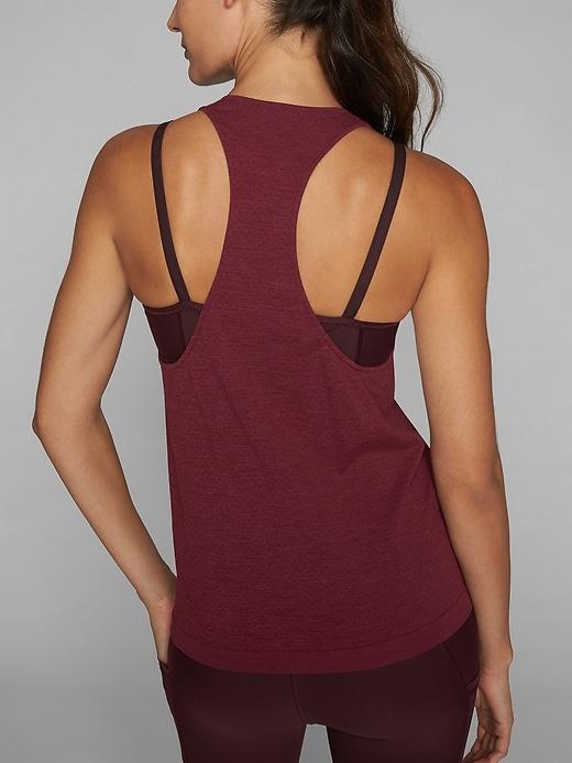 Athleta Womens Reverb Tank Chilled Sangria Heather Size L