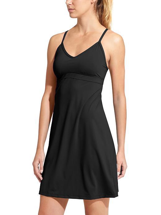 Athleta Womens Shorebreak Dress Size S - Black