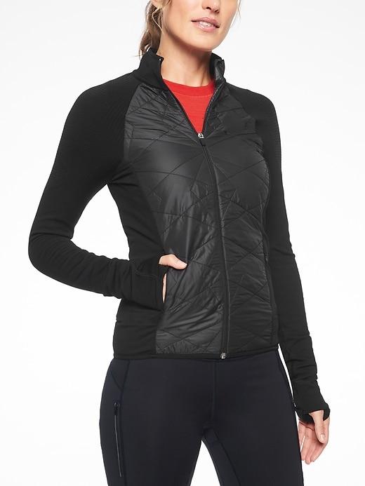 Athleta Womens Insulated Flurry Jacket Black Size Xs