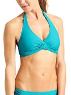 Athleta Womens Tara Halter Bikini Size 34b/c - Antilles Blue
