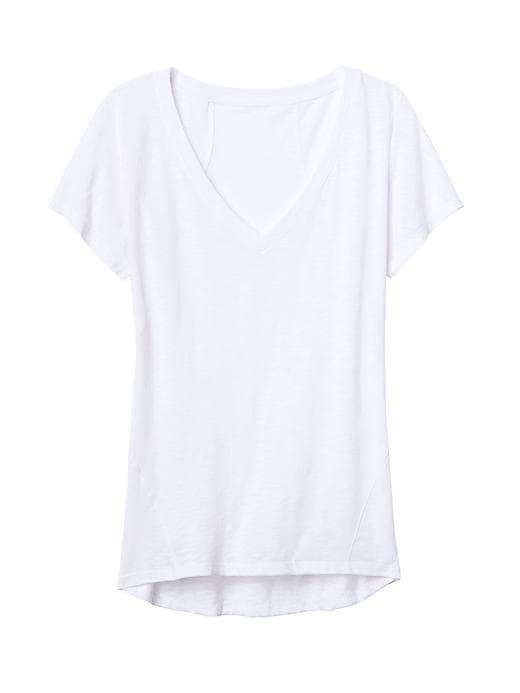 Athleta Womens Daily Tee 2.0 Size L Tall - Bright White