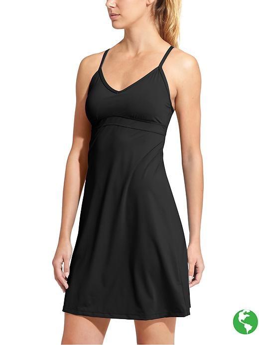 Athleta Womens Shorebreak Dress Size L - Black