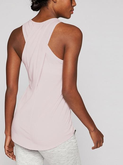 Athleta Womens Ultimate Crossback Tank Soft Lilac Size M