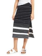 Stripe Oceana Midi Skirt