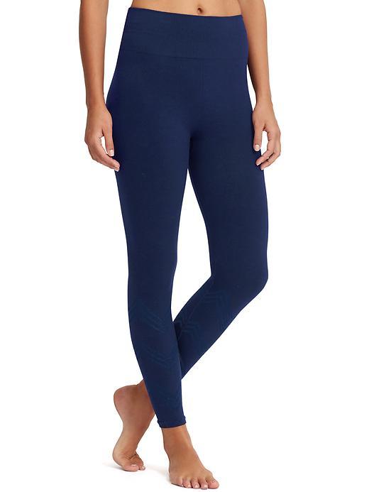 Athleta Womens Remarkawool Tight Size M - Navy Heather