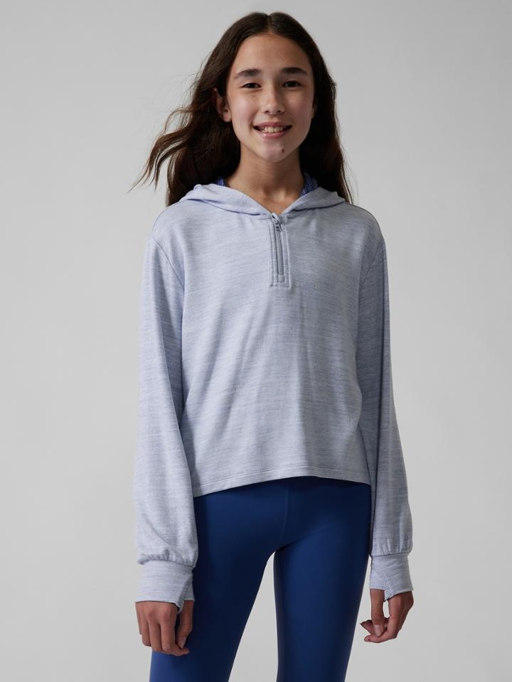Athleta Girl Be You Crop Hoodie