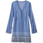 Athleta Del Sol Tunic - Wildflower Blue