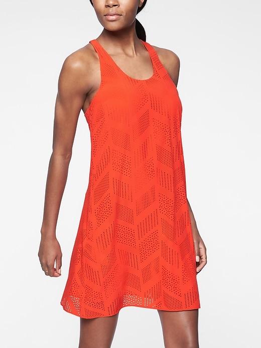 Athleta Womens Brookfield Dress On Fire Size M