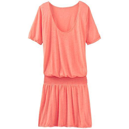 Athleta Captivate Dress - Light Coral Sunset