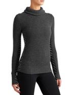 Athleta Womens Merino Marina Sweater Size L - Charcoal Heather