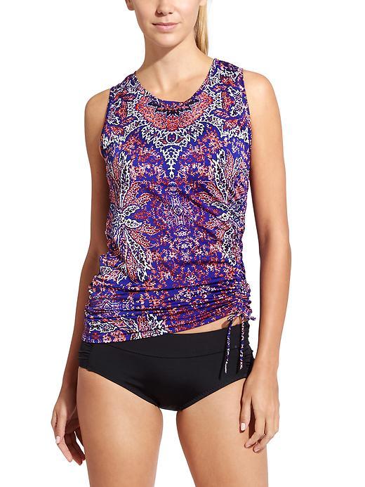 Athleta Womens Aqualuxe Print Rashguard Size L - Paradise Print