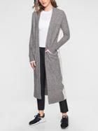 Athleta Womens Transit Sweater Wrap Grey/ White Size S
