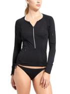 Athleta Womens Pacifica Upf Top 3.0 Size M Tall - Black