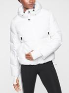 Athleta Womens Snow Down Jacket Bright White Size Xs