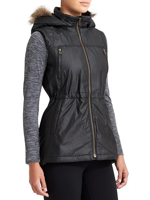 Athleta Womens Alpine Air Vest Size 1x Plus - Black