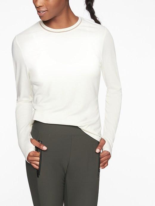 Athleta Womens Industry Top Sea Salt Size Xl