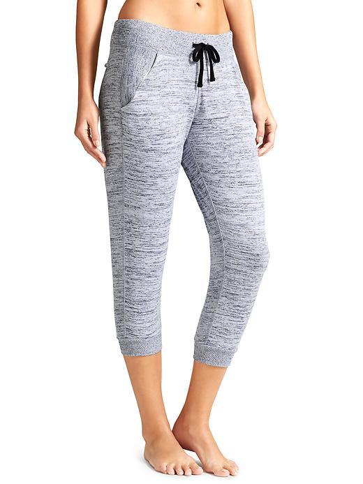 Athleta Womens Downplay Capri Size L - Grey Heather