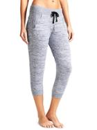 Athleta Womens Downplay Capri Size L - Grey Heather