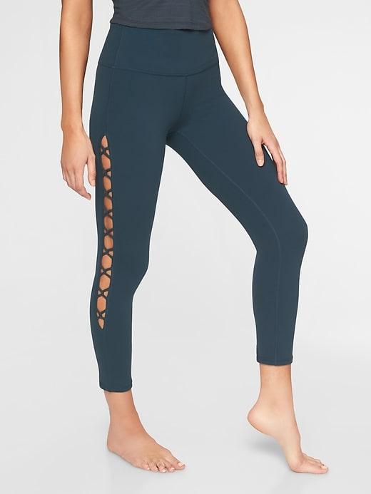 Athleta Womens Shiva 7/8 Tight Abyss Size S