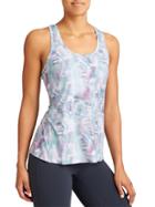 Athleta Womens Iridescent Tulip Back Chi Tank Size 1x Plus - Multi