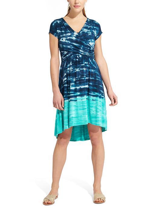 Athleta Womens Sweet Water Dress Size L - Peacock Blue