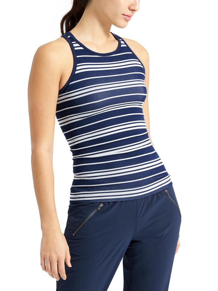 Stripe Renew Racerback Tank