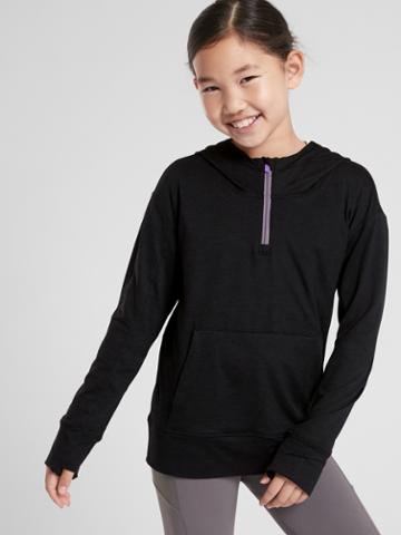 Athleta Girl Half Zip And A Jump Top