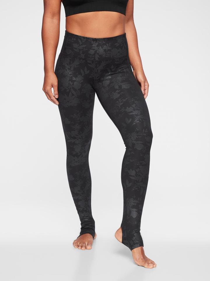 Barre Stirrup Midnight Garden Tight In Powervita