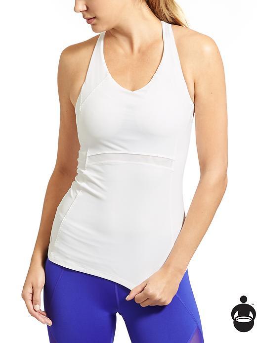 Athleta Womens Ace Racer Tank Size L - White