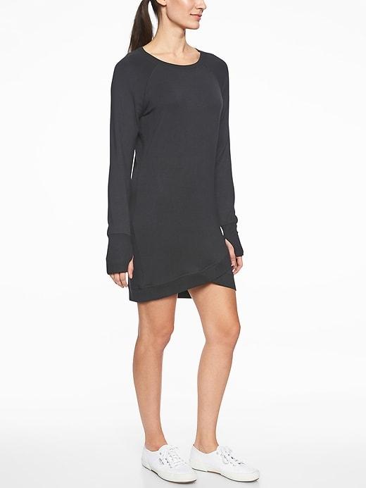 Athleta Womens Criss Cross Dress Black Size Xs