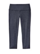 Athleta Womens High Rise Quest Chaturanga Capri Size L Tall - Navy