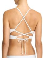 Athleta Womens Strappy Bikini Size M - Bright White