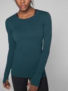Athleta Womens Flurry Base Layer Top Abyss Size Xl