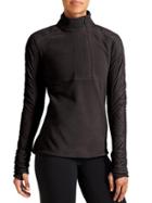 Athleta Womens Vortex Half Zip Size L Tall - Black