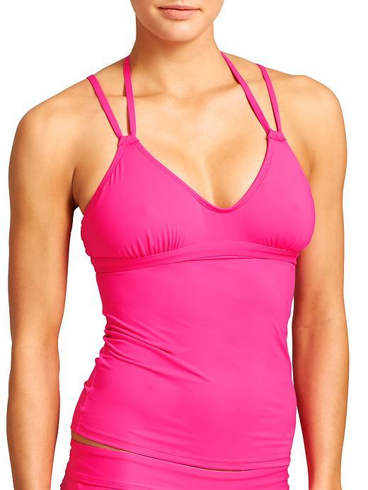 Athleta Womens Scoop Tankini Size L Tall - Paradise Pink