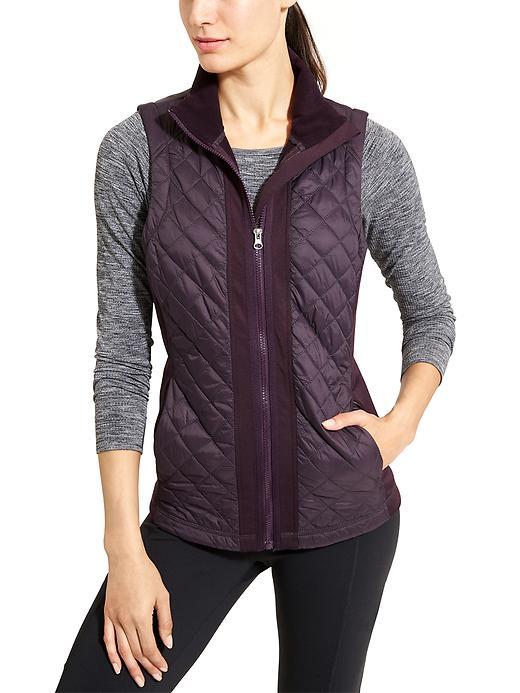 Athleta Womens Rock Springs Vest Size 1x Plus - Wild Raisin