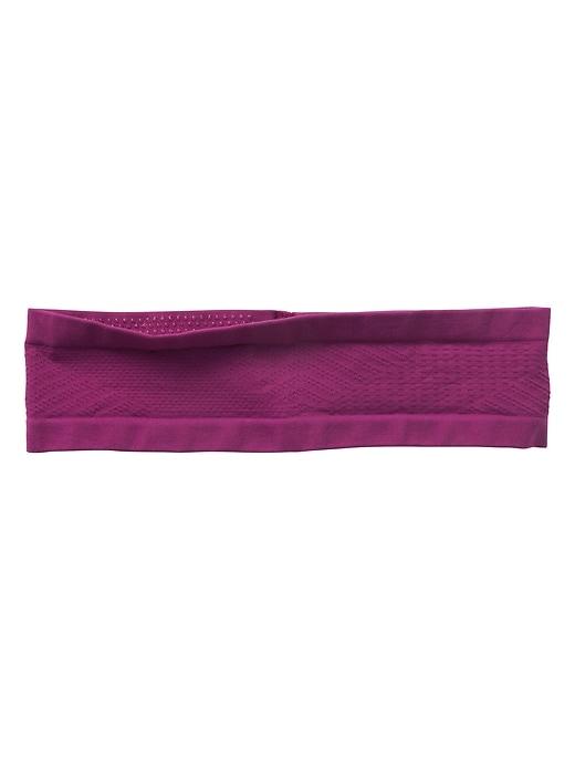 Athleta Womens Mixed Mesh Headband Exotic Fuchsia Size One Size