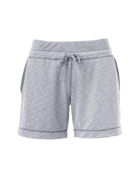 Athleta Womens Techie Terry Short Size L - Grey Heather