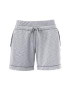 Athleta Womens Techie Terry Short Size L - Grey Heather