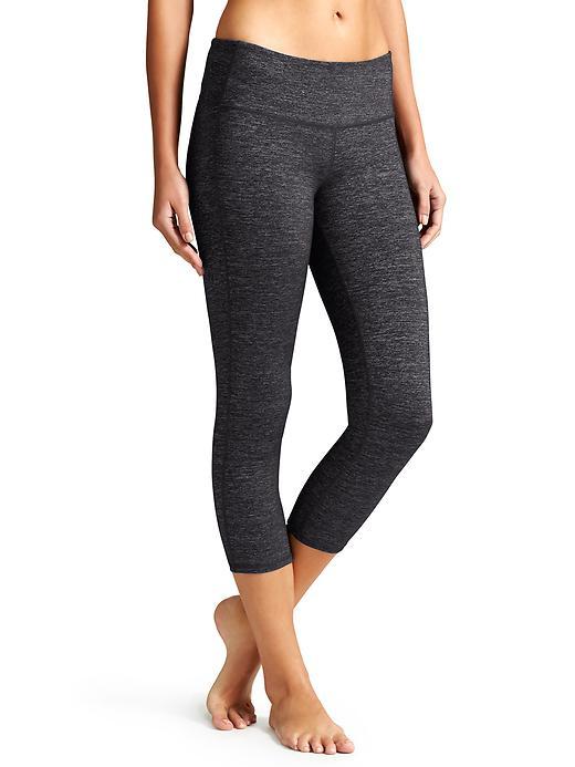 Athleta Womens Quest Chaturanga Capri Size L Tall - Black