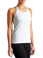 Athleta Womens Uppercut Tank Size L - Bright White/black