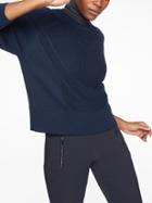 Athleta Womens Cortina Sweater Midnight Madness Size Xxs